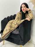 Autumn and winter temperament commuting slimming knitted cardigan wool long cloak jacket