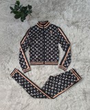Temperament commuting fashion print two-piece set