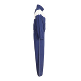 Leisure sports set zipper cardigan elastic waistband pants two-piece set