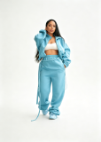 Autumn and winter irregular strap and velvet casual women's suit