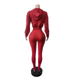 Autumn and winter new casual hoodie, yoga pants, sportswear