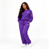 New autumn and winter fashion casual embroidered long sleeved pants sports suit
