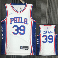 21-22 76ERS HOWARD #39 White 75th Anniversary Top Quality Hot Pressing NBA Jersey