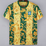 22-23 Brazil Yellow Green Special Edition Training Shirts