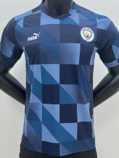 2023 Man City Blue Player Version Training Shirts