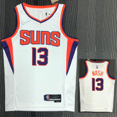 21-22 Suns NASH #13 White 75th Anniversary Top Quality Hot Pressing NBA Jersey