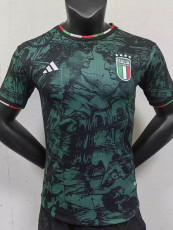 2023 Italy Special Edition Green Player Version Soccer Jersey