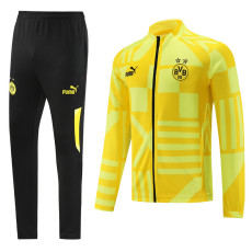 22-23 Dortmund Yellow Jacket Tracksuit (条纹)