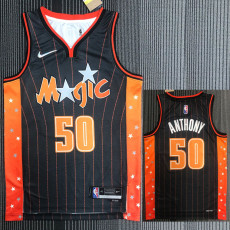 21-22 Magic ANTHONY #50 Black City Edition Top Quality Hot Pressing NBA Jersey