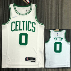 21-22 Celtics TATUM #0 White 75th Anniversary Top Quality Hot Pressing NBA Jersey