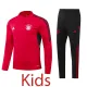 22-23 Bayern Red Kids Half Pull Tracksuit (童装) (半拉链)