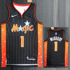 21-22 Magic McGRADY #1 Black City Edition Top Quality Hot Pressing NBA Jersey