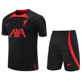 22-23 LIV Red Black Training Short Suit