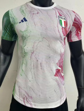 2023 Italy Green White Player Version Training Shirts