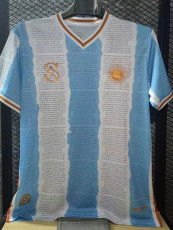 22-23 Argentina Blue White Commemorative Edition Soccer Jersey