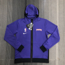 2022 SUNS Player GI Purple Zip hoodie Jacket