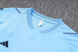 23-24 Argentina Light Blue Training Short Suit #D791 (七分裤）