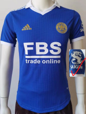 22-23 Leicester City Home Player Version Soccer Jersey