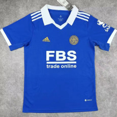 22-23 Leicester City Home Fans Soccer Jersey