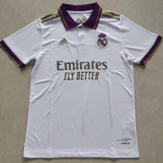 21-23 RMA White Classic Polo Short Sleeve (紫色领)