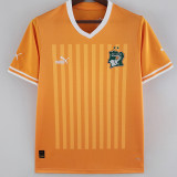 22-23 Cote d'Ivoire Yellow Fans Soccer Jersey