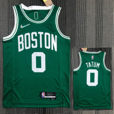 21-22 Celtics TATUM #0 Green 75th Anniversary Top Quality Hot Pressing NBA Jersey
