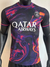 2023 PSG Joint Special Edition Purple Black Player Version Training Shirts