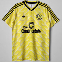 1988 Dortmund Yellow Retro Soccer Jersey