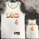 22-23 Cleveland Cavaliers MOBLEY #4 White City Edition Top Quality Hot Pressing NBA Jersey