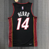21-22 Heat HERRO #14 Black 75th Anniversary Top Quality Hot Pressing NBA Jersey