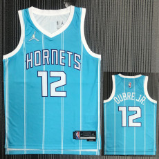 21-22 Hornets OUBRE JR. #12 Blue 75th Anniversary Top Quality Hot Pressing NBA Jersey