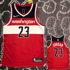 21-22 Wizards JORDAN #23 Red 75th Anniversary Top Quality Hot Pressing NBA Jersey
