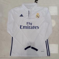 2016-2017 RMA Home Long Sleeve Retro Soccer Jersey (长袖)