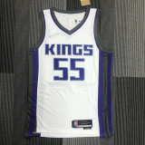 21-22 Kings WILLIAMS #55 White 75th Anniversary Top Quality Hot Pressing NBA Jersey
