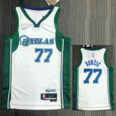 21-22 Dallas DONCIC #77 White City Edition Top Quality Hot Pressing NBA Jersey