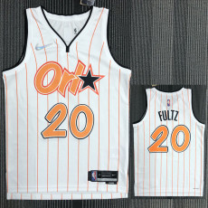 21-22 Magic FULTZ #20 White 75th Anniversary Top Quality Hot Pressing NBA Jersey