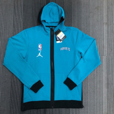 2022 HORNETS Player GI Blue Zip hoodie Jacket