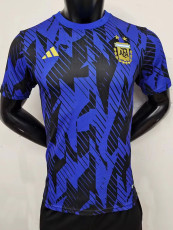 22-23 Argentina Blue Black Player Version Training Shirts