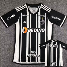 23-24 Atletico Mineiro Home Fans Soccer Jersey (Print All Sponsor) 带全广告