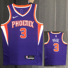 21-22 Suns PAUL #3 Purple 75th Anniversary Top Quality Hot Pressing NBA Jersey