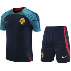22-23 Portugal Black Training Short Suit