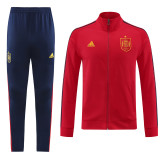 22-23 Spain Red Jacket Tracksuit