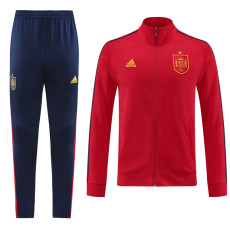 22-23 Spain Red Jacket Tracksuit