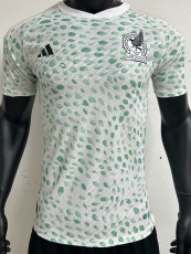2023 Mexico White Green Player Version Soccer Jersey