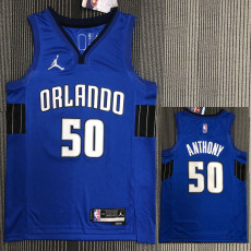 21-22 Magic ANTHONY #50 Blue Trapeze Edition Top Quality Hot Pressing NBA Jersey
