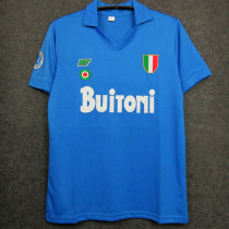 1987-1988 Napoli Home Blue Retro Soccer Jersey