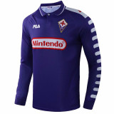 1998-1999 Fiorentina Home Retro Long Sleeve Soccer Jersey (长袖)