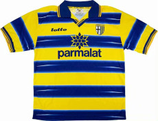 1998-1999 Parma Home Retro Soccer Jersey