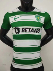 22-23 Sporting Lisbon Home Player Version Soccer Jersey
