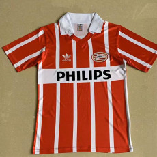 1990 PSV Home Retro Red Soccer Jersey